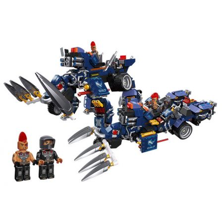 JIESTAR 67011 non  BÌNH MINH BẤT TẬN QUÁI VẬT BÙNG NỔ bộ đồ chơi xếp lắp ráp ghép mô hình ENDLESS DAWN 605 khối