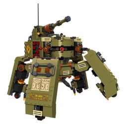 JIESTAR 67007 non  BÌNH MINH BẤT TẬN XE TĂNG TARANTULA bộ đồ chơi xếp lắp ráp ghép mô hình ENDLESS DAWN 936 khối