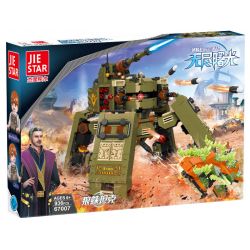 JIESTAR 67007 non  BÌNH MINH BẤT TẬN XE TĂNG TARANTULA bộ đồ chơi xếp lắp ráp ghép mô hình ENDLESS DAWN 936 khối