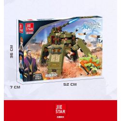 JIESTAR 67007 non  BÌNH MINH BẤT TẬN XE TĂNG TARANTULA bộ đồ chơi xếp lắp ráp ghép mô hình ENDLESS DAWN 936 khối