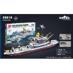JIESTAR 29016 non  LỰC LƯỢNG CHỐNG KHỦNG BỐ TÀU TUẦN DƯƠNG TẦM XA bộ đồ chơi xếp lắp ráp ghép mô hình Military Army Quân Sự Bộ Đội 409 khối