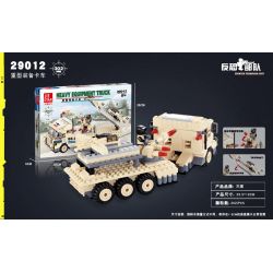 JIESTAR 29012 non  LỰC LƯỢNG CHỐNG KHỦNG BỐ XE TẢI THIẾT BỊ HẠNG NẶNG bộ đồ chơi xếp lắp ráp ghép mô hình Military Army Quân Sự Bộ Đội 302 khối
