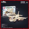 JIESTAR 29006 non  LỰC LƯỢNG CHỐNG KHỦNG BỐ MÁY BAY CHIẾN ĐẤU HARRIER GR9 bộ đồ chơi xếp lắp ráp ghép mô hình Military Army Quân Sự Bộ Đội 224 khối