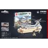 JIESTAR 29005 non  LỰC LƯỢNG CHỐNG KHỦNG BỐ TRỰC THĂNG VẬN TẢI CH-47 bộ đồ chơi xếp lắp ráp ghép mô hình Military Army Quân Sự Bộ Đội 201 khối