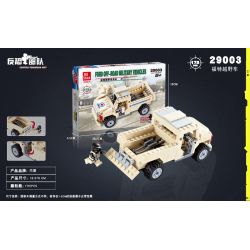 JIESTAR 29003 non  LỰC LƯỢNG CHỐNG KHỦNG BỐ XE QUÂN SỰ FORD OFF ROAD bộ đồ chơi xếp lắp ráp ghép mô hình Military Army Quân Sự Bộ Đội 175 khối