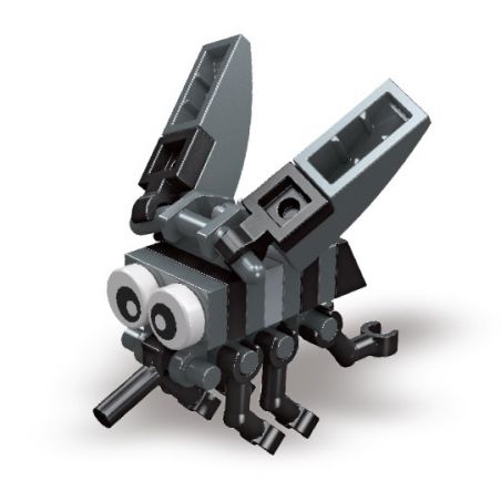 JIESTAR 59209 non  CÂU CHUYỆN CÔN TRÙNG MUỖI bộ đồ chơi xếp lắp ráp ghép mô hình Creator Sáng Tạo 22 khối