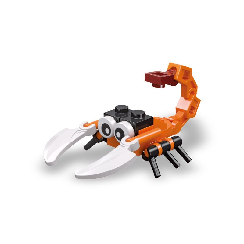 JIESTAR 59204 non  CÂU CHUYỆN CÔN TRÙNG BỌ CẠP bộ đồ chơi xếp lắp ráp ghép mô hình Creator Sáng Tạo 21 khối