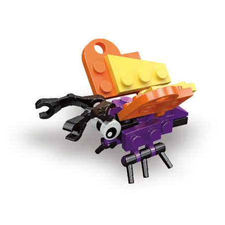 JIESTAR 59200 non  CÂU CHUYỆN CÔN TRÙNG CON BƯỚM bộ đồ chơi xếp lắp ráp ghép mô hình Creator Sáng Tạo 26 khối