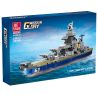 JIESTAR 58044 non  THIẾT GIÁP HẠM LỚP IOWA bộ đồ chơi xếp lắp ráp ghép mô hình Military Army GLORY MISSION Quân Sự Bộ Đội 235 khối