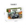 JIESTAR 23026 non  QUÂN ĐOÀN DÃ CHIẾN XE JEEP bộ đồ chơi xếp lắp ráp ghép mô hình Military Army Quân Sự Bộ Đội 89 khối