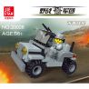 JIESTAR 23026 non  QUÂN ĐOÀN DÃ CHIẾN XE JEEP bộ đồ chơi xếp lắp ráp ghép mô hình Military Army Quân Sự Bộ Đội 89 khối