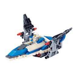 JIESTAR 20201 non  ĐỘI QUÂN NGÔI SAO MÁY BAY CHIẾN ĐẤU ĐẠI BÀNG XANH TÀU KHU TRỤC bộ đồ chơi xếp lắp ráp ghép mô hình 218 khối