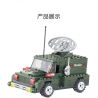 JIESTAR 23014 non  XE CHỈ HUY RADAR bộ đồ chơi xếp lắp ráp ghép mô hình Military Army Quân Sự Bộ Đội 142 khối