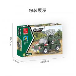 JIESTAR 23014 non  XE CHỈ HUY RADAR bộ đồ chơi xếp lắp ráp ghép mô hình Military Army Quân Sự Bộ Đội 142 khối