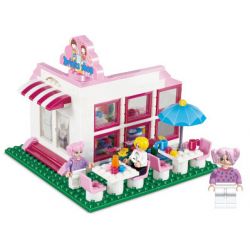 JIESTAR 33005 non  CỬA HÀNG CÔ GÁI bộ đồ chơi xếp lắp ráp ghép mô hình City Thành Phố