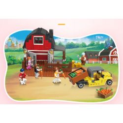 JIESTAR 20541 non  TRANG TRẠI MARYLAND bộ đồ chơi xếp lắp ráp ghép mô hình City Thành Phố 483 khối