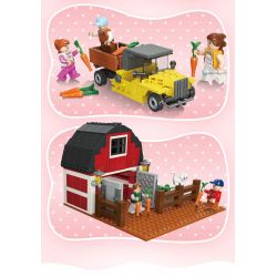 JIESTAR 20541 non  TRANG TRẠI MARYLAND bộ đồ chơi xếp lắp ráp ghép mô hình City Thành Phố 483 khối