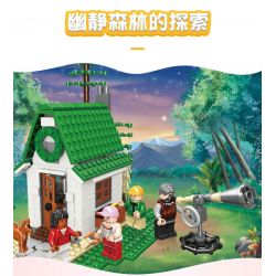 JIESTAR 20540 non  KHÁM PHÁ KHU RỪNG HẺO LÁNH bộ đồ chơi xếp lắp ráp ghép mô hình City Thành Phố 403 khối