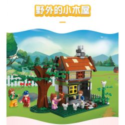 JIESTAR 20539 non  CABIN HOANG DÃ bộ đồ chơi xếp lắp ráp ghép mô hình City Thành Phố 383 khối