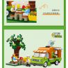 JIESTAR 55009 non  THÀNH PHỐ TOÀN CẦU XE TẢI THỰC PHẨM bộ đồ chơi xếp lắp ráp ghép mô hình City CITY GLOBAL 343 khối