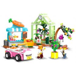 JIESTAR 55008 non  THÀNH PHỐ TOÀN CẦU MUA SẮM bộ đồ chơi xếp lắp ráp ghép mô hình City CITY GLOBAL 299 khối