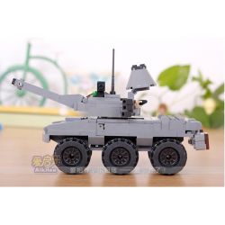 GUDI 8114 Xếp hình kiểu  CREATOR 3 IN 1 Rô Bốt Biến Hình Phi Thuyền, Xe Tăng 193 khối