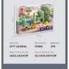 JIESTAR 55008 non  THÀNH PHỐ TOÀN CẦU MUA SẮM bộ đồ chơi xếp lắp ráp ghép mô hình City CITY GLOBAL 299 khối