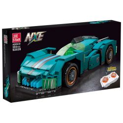 JIESTAR 92028 non  SIÊU XE PEUGEOT 9X8 bộ đồ chơi xếp lắp ráp ghép mô hình Speed Champions Racing Cars NXE Đua Xe Công Thức 594 khối