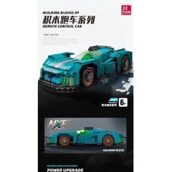 JIESTAR 92028 non  SIÊU XE PEUGEOT 9X8 bộ đồ chơi xếp lắp ráp ghép mô hình Speed Champions Racing Cars NXE Đua Xe Công Thức 594 khối