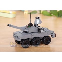 GUDI 8114 Xếp hình kiểu  CREATOR 3 IN 1 Rô Bốt Biến Hình Phi Thuyền, Xe Tăng 193 khối