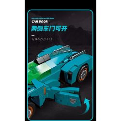 JIESTAR 92028 non  SIÊU XE PEUGEOT 9X8 bộ đồ chơi xếp lắp ráp ghép mô hình Speed Champions Racing Cars NXE Đua Xe Công Thức 594 khối