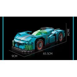 JIESTAR 92028 non  SIÊU XE PEUGEOT 9X8 bộ đồ chơi xếp lắp ráp ghép mô hình Speed Champions Racing Cars NXE Đua Xe Công Thức 594 khối