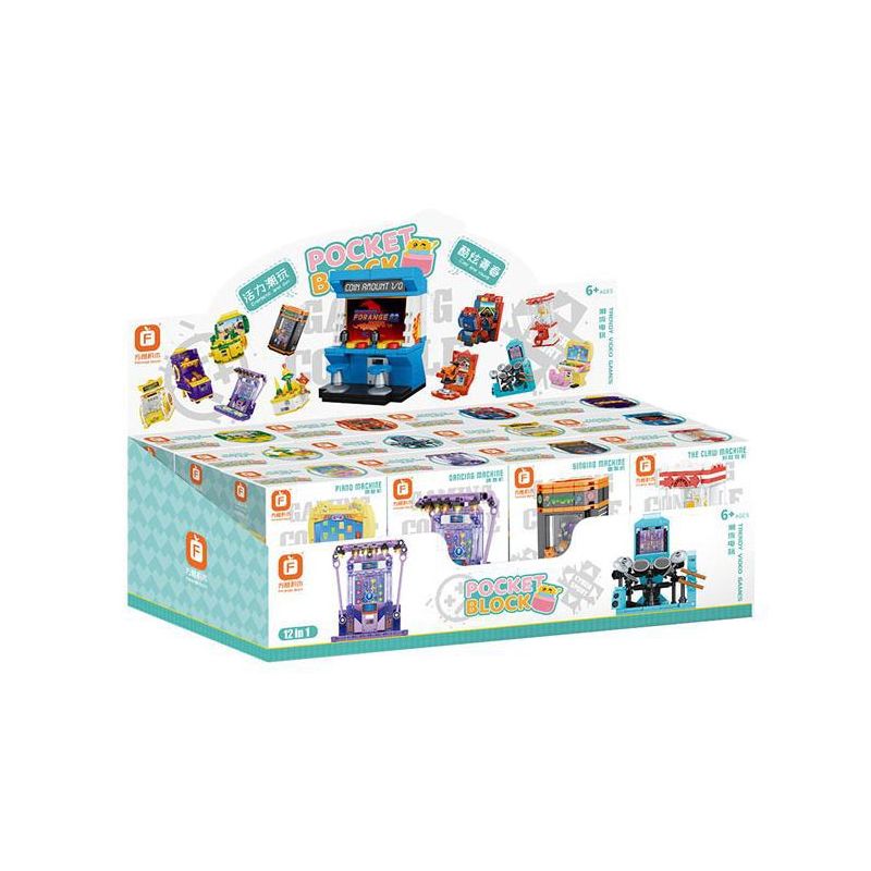 FORANGE FC8282 8282 non  TRÒ CHƠI ĐIỆN TỬ THỜI THƯỢNG 12 PHONG CÁCH bộ đồ chơi xếp lắp ráp ghép mô hình Creator Sáng Tạo