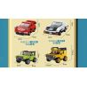 FORANGE FC8279 8279 non  XE LÙI 12 MẪU bộ đồ chơi xếp lắp ráp ghép mô hình Creator MINI CAR Sáng Tạo 1090 khối