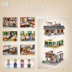 LOZ 1053 non  NHÀ THUỐC LỚN ??? VÙNG VỊNH bộ đồ chơi xếp lắp ráp ghép mô hình 2111 khối