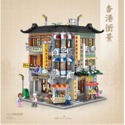 LOZ 1053 non  NHÀ THUỐC LỚN ??? VÙNG VỊNH bộ đồ chơi xếp lắp ráp ghép mô hình 2111 khối