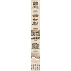 LOZ 1052 non  TÒA NHÀ THƯƠNG MẠI GÓC bộ đồ chơi xếp lắp ráp ghép mô hình 2763 khối