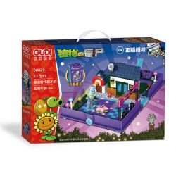 GUDI 60029 non  CUỘC CHIẾN THỰC VẬT CUỐN SÁCH VỀ THỜI ĐẠI ROCK AND ROLL bộ đồ chơi xếp lắp ráp ghép mô hình Movie & Game Phim Và Trò Chơi 237 khối