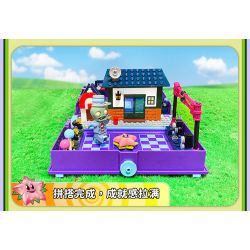 GUDI 60029 non  CUỘC CHIẾN THỰC VẬT CUỐN SÁCH VỀ THỜI ĐẠI ROCK AND ROLL bộ đồ chơi xếp lắp ráp ghép mô hình Movie & Game Phim Và Trò Chơi 237 khối