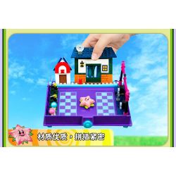 GUDI 60029 non  CUỘC CHIẾN THỰC VẬT CUỐN SÁCH VỀ THỜI ĐẠI ROCK AND ROLL bộ đồ chơi xếp lắp ráp ghép mô hình Movie & Game Phim Và Trò Chơi 237 khối