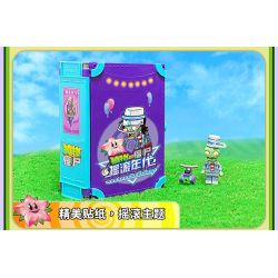 GUDI 60029 non  CUỘC CHIẾN THỰC VẬT CUỐN SÁCH VỀ THỜI ĐẠI ROCK AND ROLL bộ đồ chơi xếp lắp ráp ghép mô hình Movie & Game Phim Và Trò Chơi 237 khối