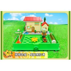 GUDI 60028 non  CUỘC CHIẾN THỰC VẬT CUỐN SÁCH THỜI HIỆN ĐẠI bộ đồ chơi xếp lắp ráp ghép mô hình Movie & Game Phim Và Trò Chơi 229 khối