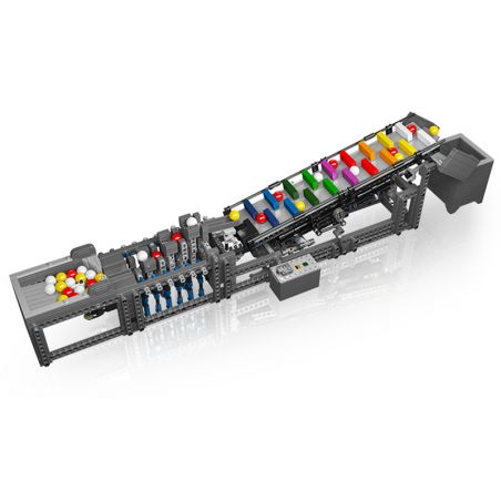 MouldKing 26009 Mould King 26009 REBRICKABLE MOC-59083 59083 MOC59083 non  THANG CẦU VỒNG bộ đồ chơi xếp lắp ráp ghép mô hình GREAT BALL CONTRAPTION 1281 khối