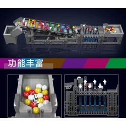 MouldKing 26009 Mould King 26009 REBRICKABLE MOC-59083 59083 MOC59083 non  THANG CẦU VỒNG bộ đồ chơi xếp lắp ráp ghép mô hình GREAT BALL CONTRAPTION 1281 khối