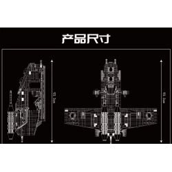 MouldKing 21066 Mould King 21066 non  PHÁO HẠM CỘNG HÒA bộ đồ chơi xếp lắp ráp ghép mô hình Star Wars LAAT-1 Chiến Tranh Giữa Các Vì Sao 8039 khối