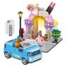 PanlosBrick 685004 Panlos Brick 685004 non  CỬA HÀNG LÀM ĐẸP XE WULING HONGGUANG MINIEV MUI TRẦN bộ đồ chơi xếp lắp ráp ghép mô hình BUAUTY SHOP 446 khối