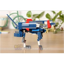 GUDI 8115 Xếp hình kiểu  CREATOR 3 IN 1 Creativity Transforming Rô Bốt Biến Hình Thành Phi Thuyền Chó Săn 242 khối