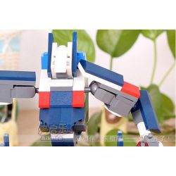 GUDI 8115 Xếp hình kiểu  CREATOR 3 IN 1 Creativity Transforming Rô Bốt Biến Hình Thành Phi Thuyền Chó Săn 242 khối