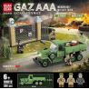 QuanGuan 100113 Quan Guan 100113 non  XE TẢI QUÂN SỰ HẠNG TRUNG GAZ AAA CỦA LIÊN XÔ bộ đồ chơi xếp lắp ráp ghép mô hình Military Army GAZ AAA MEDIUM DUTY MILITARY TRUCK Quân Sự Bộ Đội 398 khối