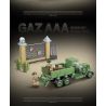 QuanGuan 100113 Quan Guan 100113 non  XE TẢI QUÂN SỰ HẠNG TRUNG GAZ AAA CỦA LIÊN XÔ bộ đồ chơi xếp lắp ráp ghép mô hình Military Army GAZ AAA MEDIUM DUTY MILITARY TRUCK Quân Sự Bộ Đội 398 khối